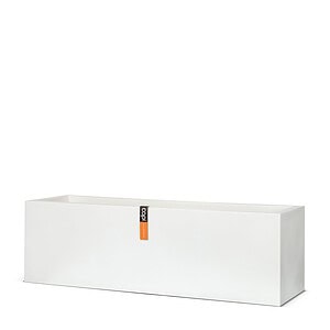 Bak rechthoek laag Terrazzo - Wit, 100x40x40