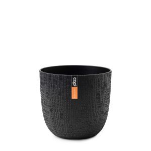 Pot bol Skin 'made with' textiel zwart