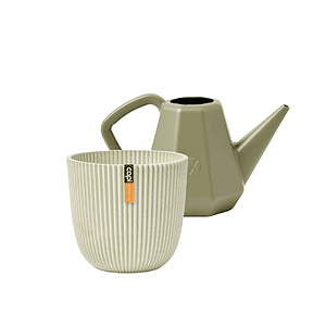 Olijfgrijs + Zaagsel beige