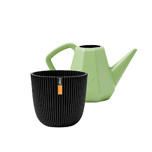 Oud groen + Textiel Zwart