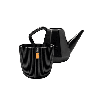 Zwart + Textiel zwart