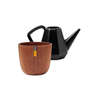 Zwart + Metallic koper