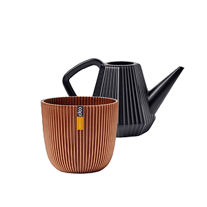 Zwart + Metallic koper