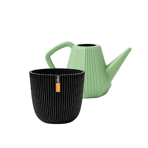 Oud groen + Textiel Zwart