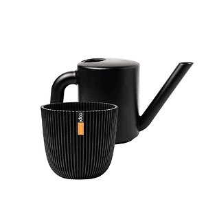 Zwart + Textiel zwart