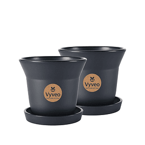 Pot Aalta met onderzetter - Set van 2