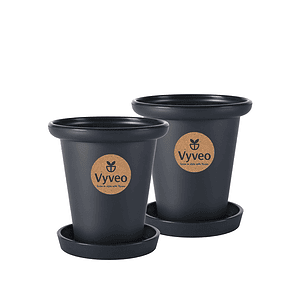 Pot Skara met onderzetter - Set van 2